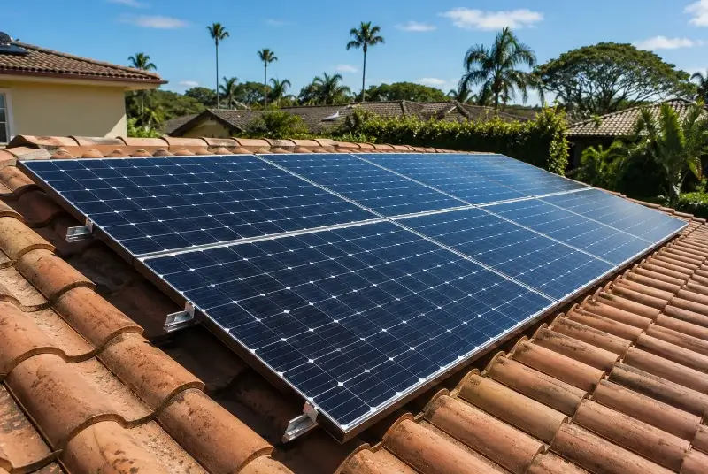 Installation de panneaux solaires à Cournanel